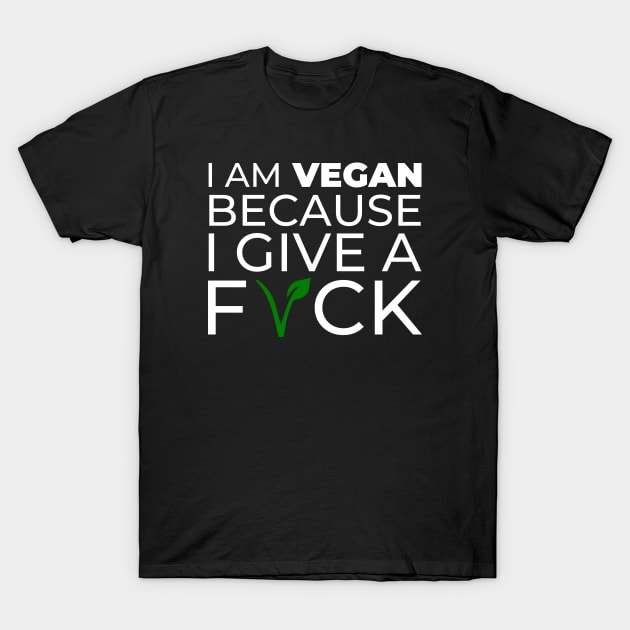 I am Vegan T-Shirt by ReignGFX